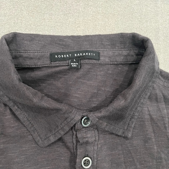 [L]Robert Barakett Charcoal Polo Shirt classic - Picture 4 of 7